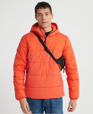 Superdry Padded Overhead Férfi Kabát Narancssárga | TFCOD4029